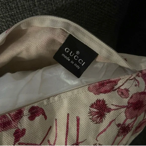 Gucci 18” Floral Throw Pillows Set of 3
